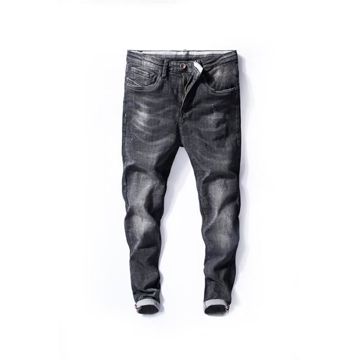 Pantalon slim on sale noir homme