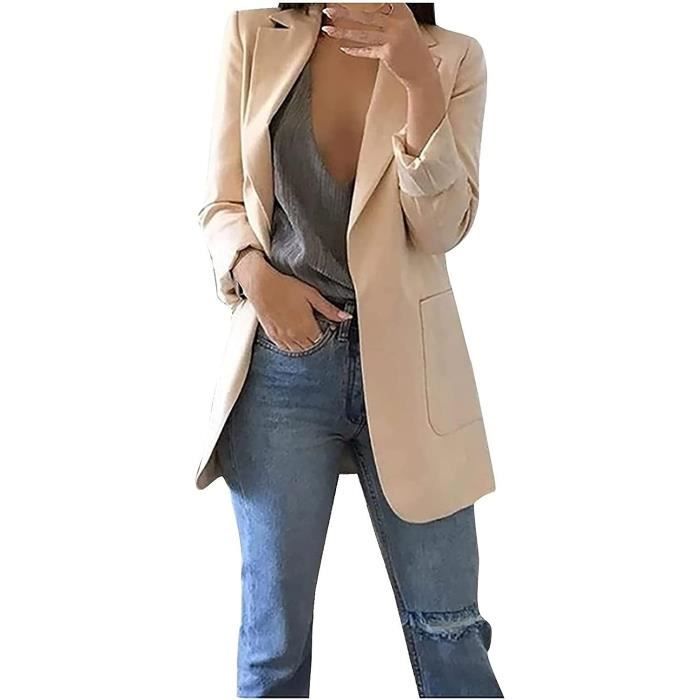 Cdiscount Veste Blazer Femme Blanche Pantalon Tailleur Rose PoudrÃ