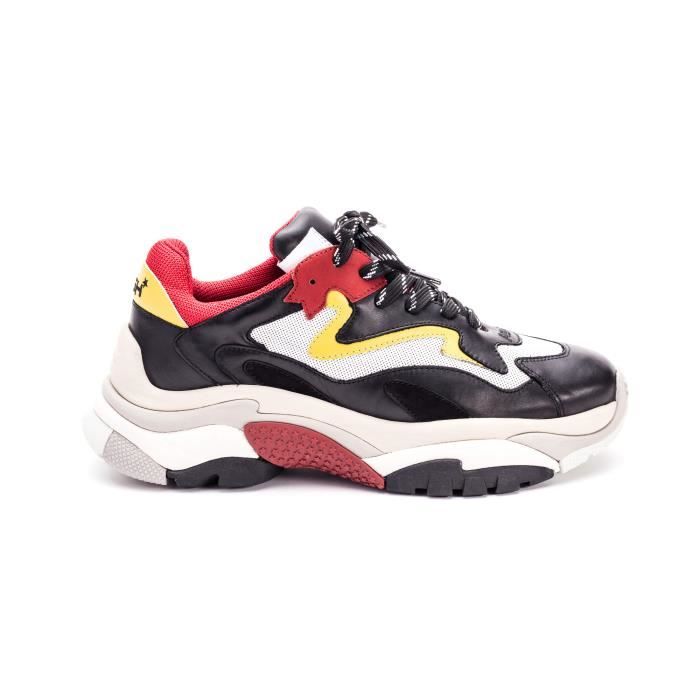 ASH HOMME ATOMIC04 MULTICOLORE CUIR BASKETS Multicolore - Cdiscount  Chaussures
