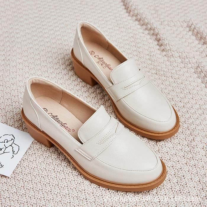 Chaussure richelieu femme talon new arrivals