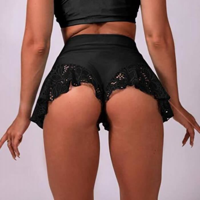PANTACOURT Femmes Sexy taille haute 