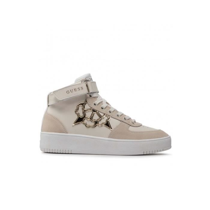 Sneakers montantes en cuir Guess jeans Femme