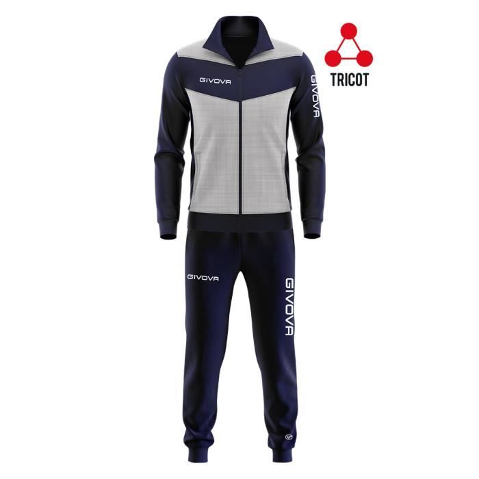 Survêtement Givova Luxury Visa - Gris - Homme - Multisport