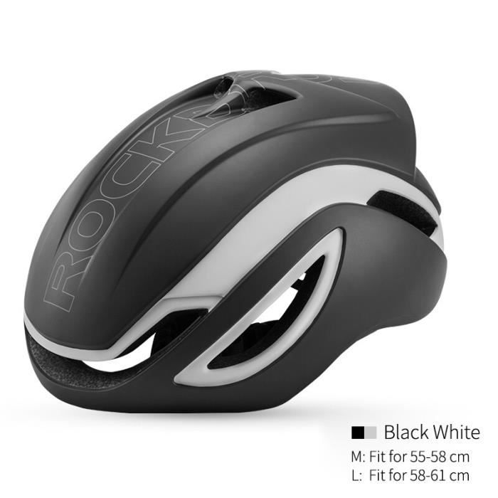 Casque de vélo de sécurité avec lunettes magnétiques - ROCKBROS - TT-16-CP[F5] - Blanc - Vélo