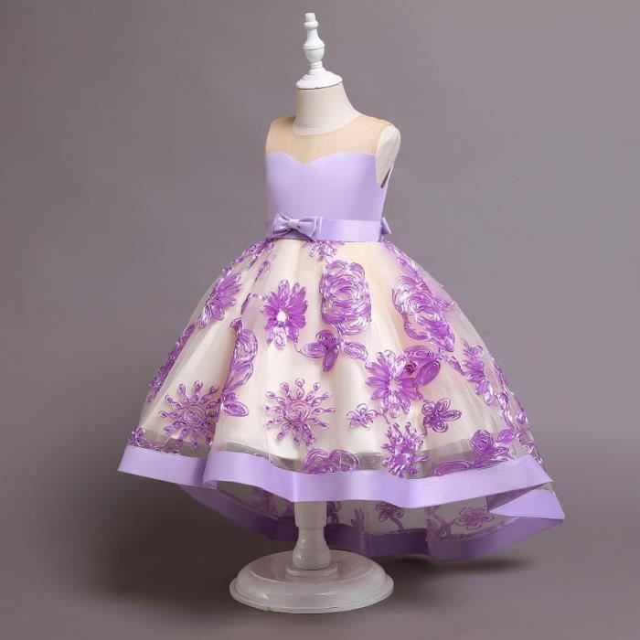 Robe Longue Sans Manches Pour Fille - Style Princesse, Idéale Pour Anniversaire Et Fêtes