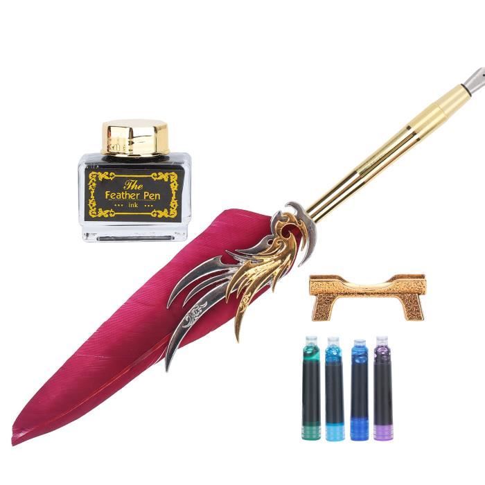 Stylo Plume Vintage Soprane En Métal Argenté - Écriture élégante, Occasion En Bon état