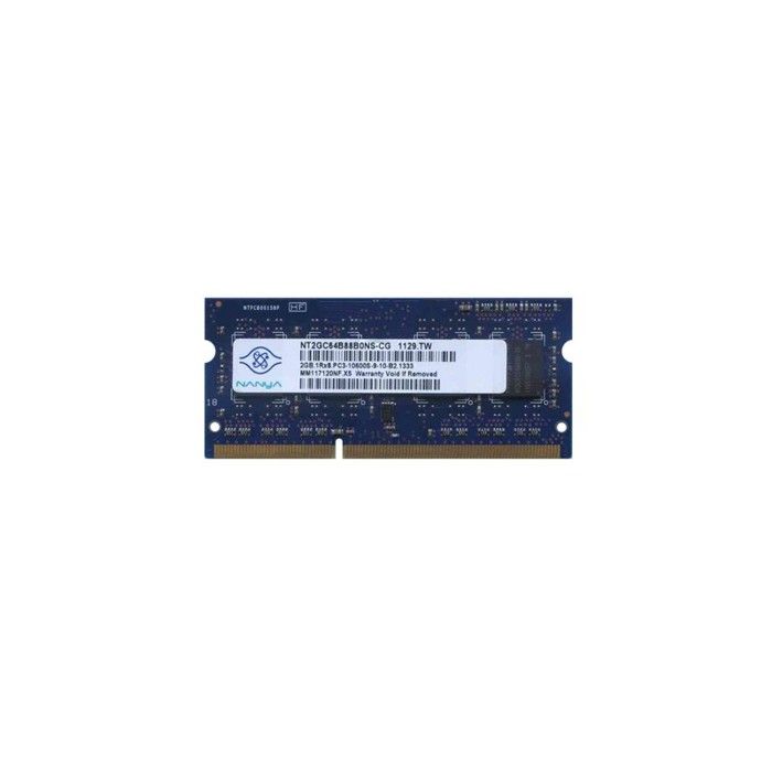 2Go RAM PC Portable SODIMM Nanya NT2GC64B88B0NS-CG DDR3 PC3-10600S 1333MHz CL9