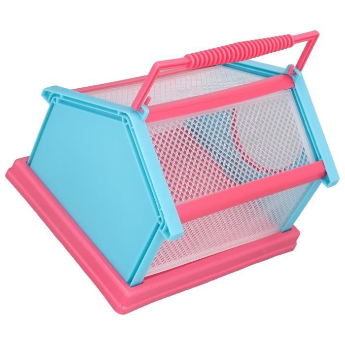 Boîte à Insectes Portable – Cage D'observation Ventilée, Pince Incluse – Jouet Nature Pour Enfants