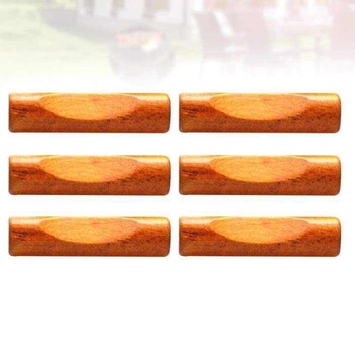 Lot De 6 Baguettes En Hêtre Lisse 100cm X 20mm - Pour Bricolage, Décoration, Projets DIY