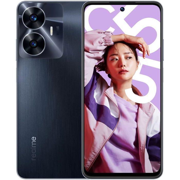 Smartphone - REALME - C55 - 8Go RAM - 256Go - SuperVOOC 33W - Helio G88 - 64 MP