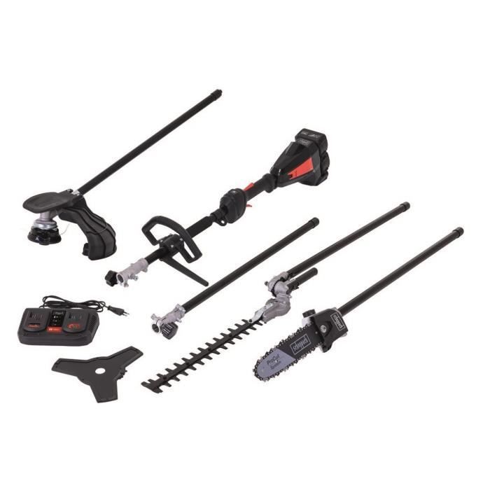 Débroussailleuse 4 en 1 à batterie SCHEPPACH MFH440-40LiPlus (Coupe bordure, débroussailleuse, élagu