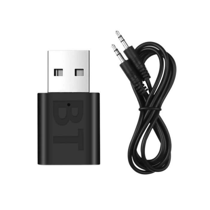 Adaptateur Bluetooth 5.0 émetteur/récepteur 2-en-1 – Connexion 3,5 Mm – Pour TV, PC, Voiture, Casque – Double Connexion, Faible Latence – Alimentation USB, Compatible Airpods (sauf Pro 2/4) - 7