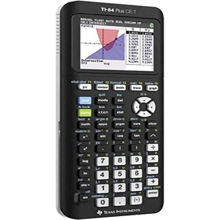 Texas Instruments Gra Texas Instruments TI-84 Plus CE-T Calculatrice Graphique Noir180 ...