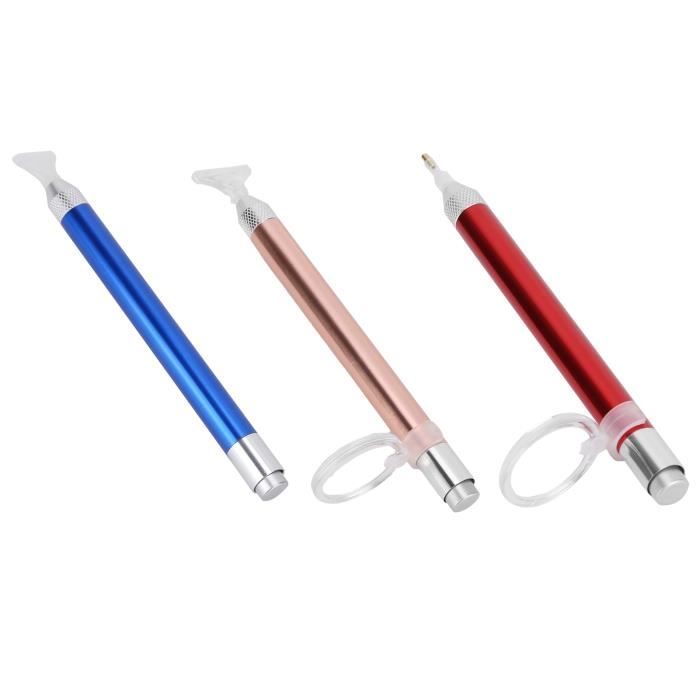 NULYLU Loupe Porte-Stylo Support Intégré Léger 5 Pièces en Acrylique pour Stylo à Pointe de Perçage pour Peinture Diamant Création Art Diamant Garçon et Filles
