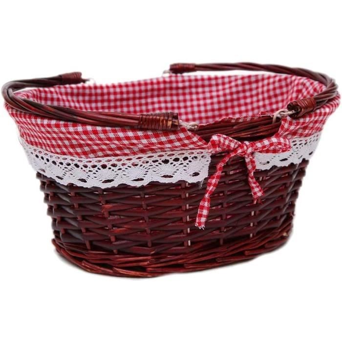 Panier Rotin Jatour Panier À Provisions En Osier Panier De Pique Nique Panier Pique Nique Osier Panier 686941