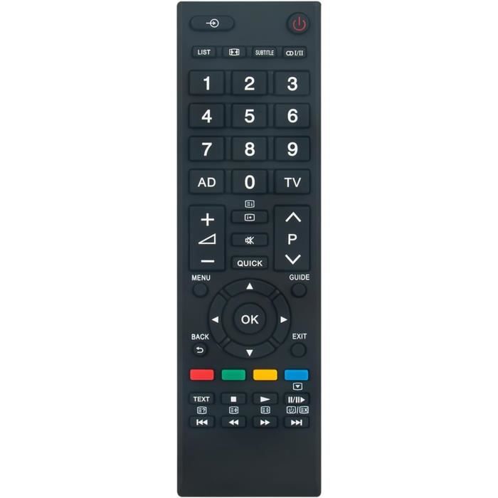 VINABTY CT-90386 Telecomando Sostitutivo Per TV TOSHIBA 40RL858B - Senza Programmazione