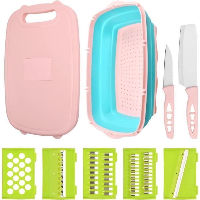 Planche à Découper Pliable 3 En 1 Panier à Multifonction Panier De Drainage Pour Les Cuisinesles Voyagesle Campingvert Fei Yu 78770772