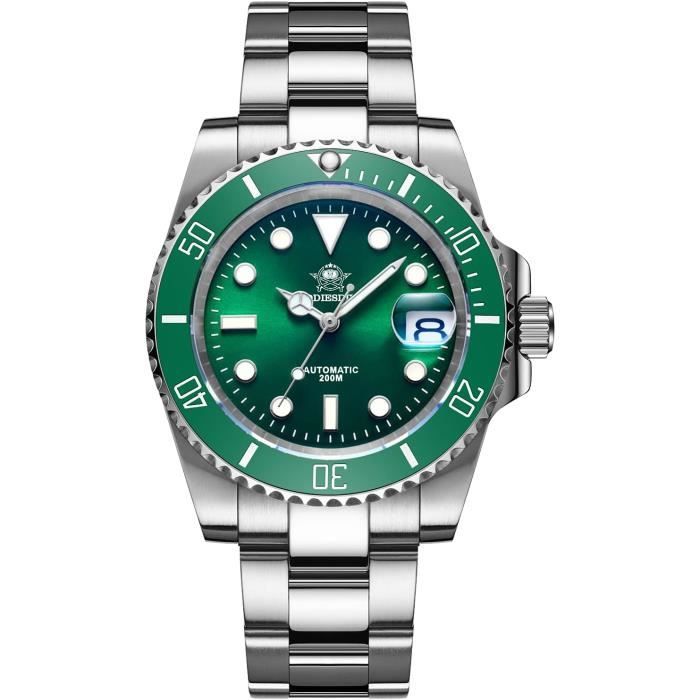 ADDIESDIVE 38mm Montres Automatiques Pour Hommes NH35A Mouvement Acier Inoxydable Montre Homme