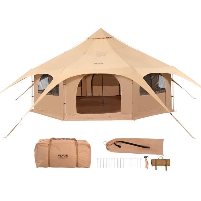 Les meilleures tentes Bell en toile de coton pour le camping safari