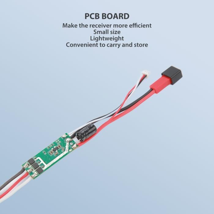 VGEBY ESC pour bateau RC 100A - Contrôleur de vitesse sans balais pour