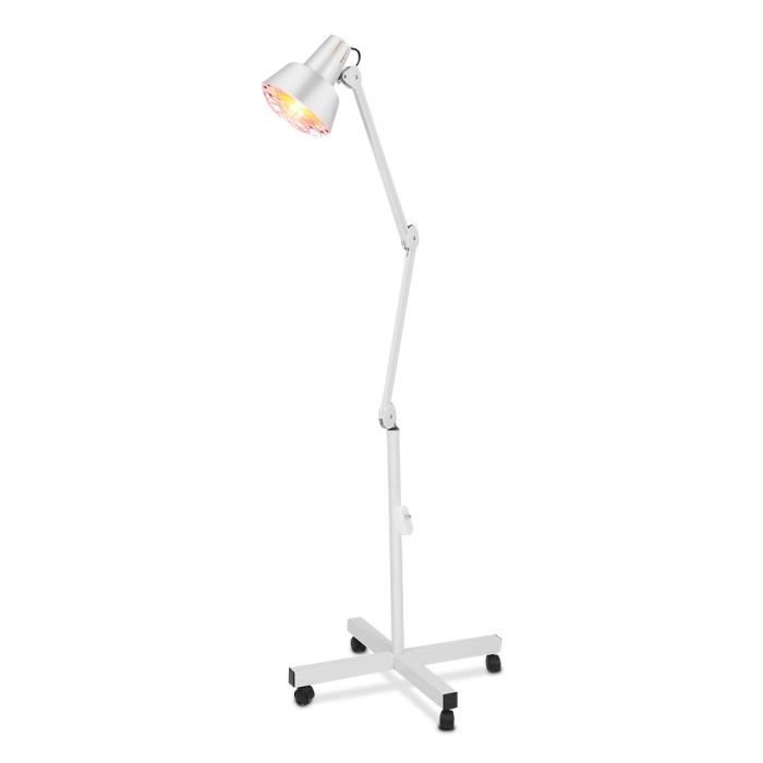 Infrarouge Chauffante Lampe Infrarouge XIGNER 275W - Pied Réglable 360° - Pour Relaxation Musculaire Et Soins Peau - 126-160cm Massage Dos Chauffant