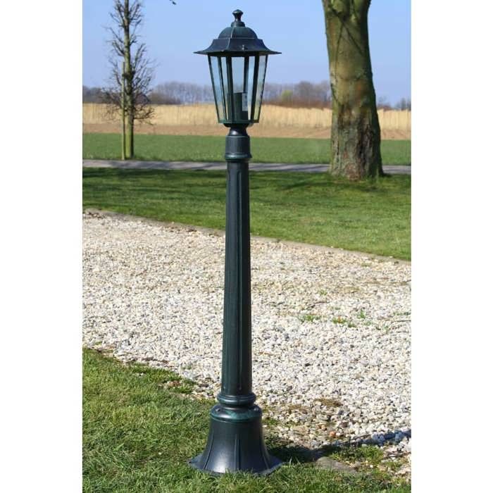 Lampe de jardin VIDAXL 105 cm en fonte, aluminium et verre transparent -  Cdiscount Maison