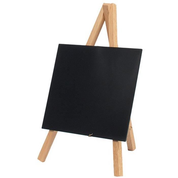 Lot De 15 Mini Ardoises Avec Chevalets - 3 Formes En Bois - Pour Buffet, Mariage, étiquettes - Avec 2 Feutres Craie - 1