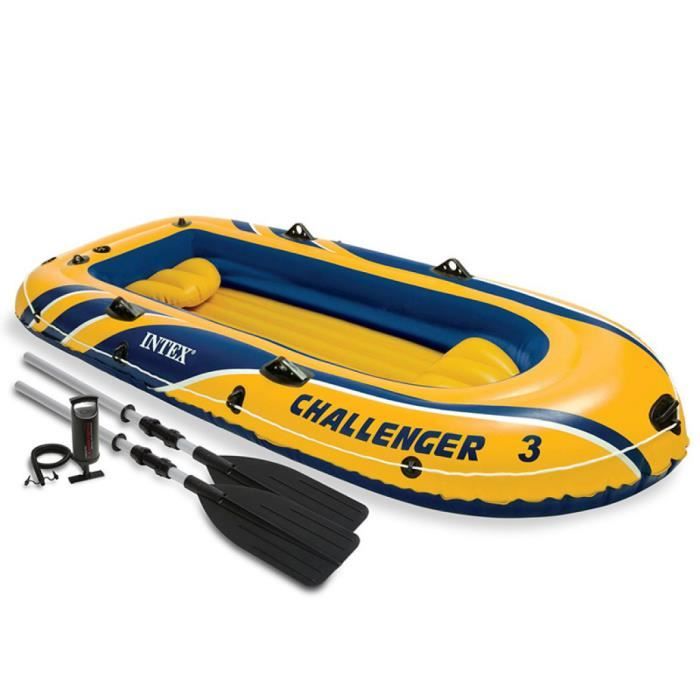 Le canot pneumatique 68370NP d'Intex sera parfait pour une journée sur le lac, que vous soyez à