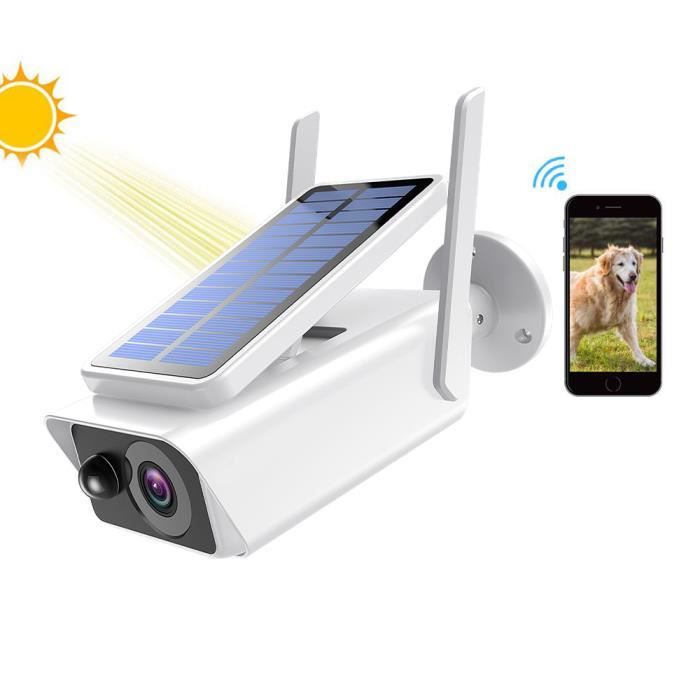 Alimentation Solaire Extérieure Panneau Solaire GALAYOU Pour Caméra Surveillance Extérieure - Port Type-C, Étanche IP65, Câble 3m | Alimentation Continue GALAYOU Caméra Wifi