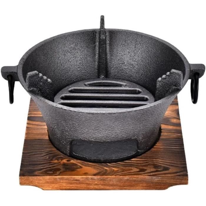 Gril Toscane En Fonte – 40,6 X 40,6 Cm – Gril à Flamme Ouverte Robuste Pour Une Cuisine Italienne Authentique, Portable, Durable En Fonte Avec Pieds à Visser Et Marques De Couture