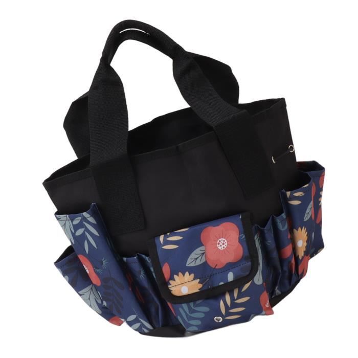 Sac Outils Jardin Bonsaï En Toile - Rouleau Portable 10 Poches Imperméable Pour Outils De Jardinage
