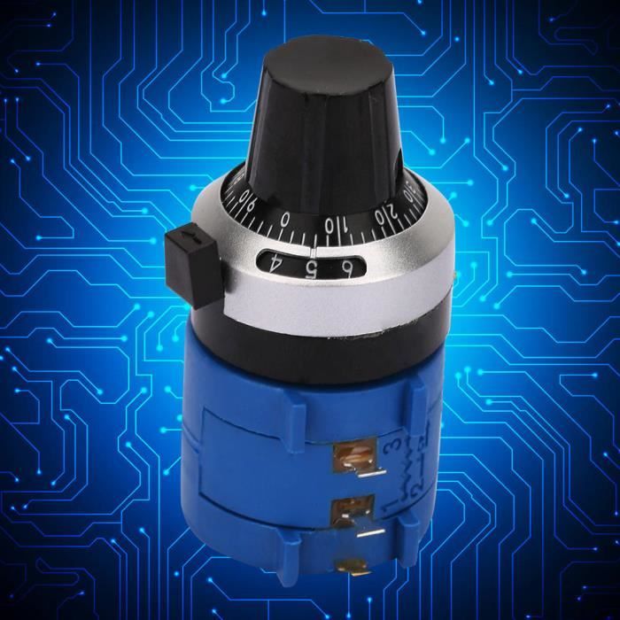 Haute Frequence Potentiomètre SOURCING MAP 1Pcs 50W 1K Ohm Céramique Bobine Résistance Synthetiseur Analogique