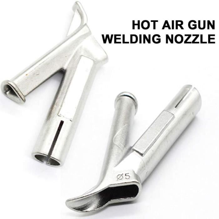 Lot 3 Buses Soudage Rapide 5mm – Ronde, Triangulaire Et Pointue Pour Pistolet Air Chaud Leister PVC Vinyle Polypropylène