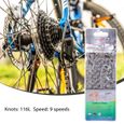 Chaîne De Vélo 9 Vitesses ®WHD© 116 maillons 1/2" x 3/32" avec Attache Rapide-1