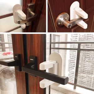 5 Serrures De Sécurité Enfants Adhésives - Bloque Portes Et Tiroirs