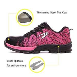 chaussure de securite rose