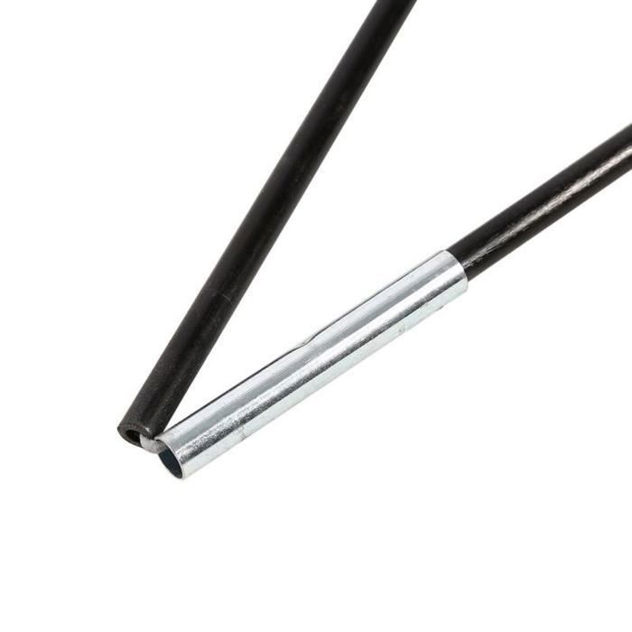 Lot De 2 Arceaux De Tente En Fibre De Verre - 7 Sections Chacun, Pliables, Avec Cordon élastique - Pour Tente 2 Personnes, Camping, Randonnée
