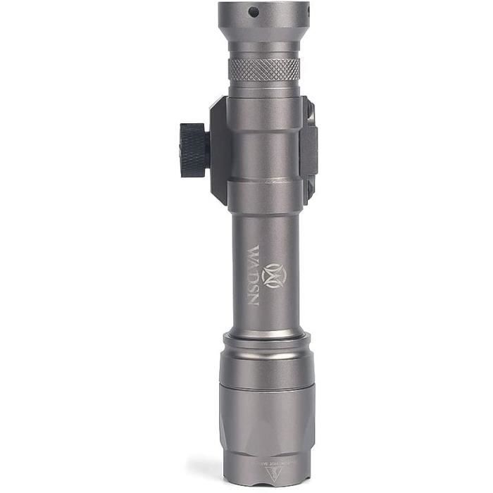 Rail Picatinny Lampe De Poche Torche Tactique Airsoft M600B Avec Coussin De Pression Et Rail Picatinny Lampe De Poche Torche Tactique Airsoft M600B Avec Coussin De Pression Et