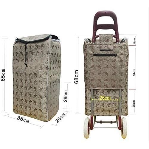 Sac De Caddie Pliable Réutilisable - Taille 33x23x63 Cm - Neuf Avec Emballage - Pour Chariot