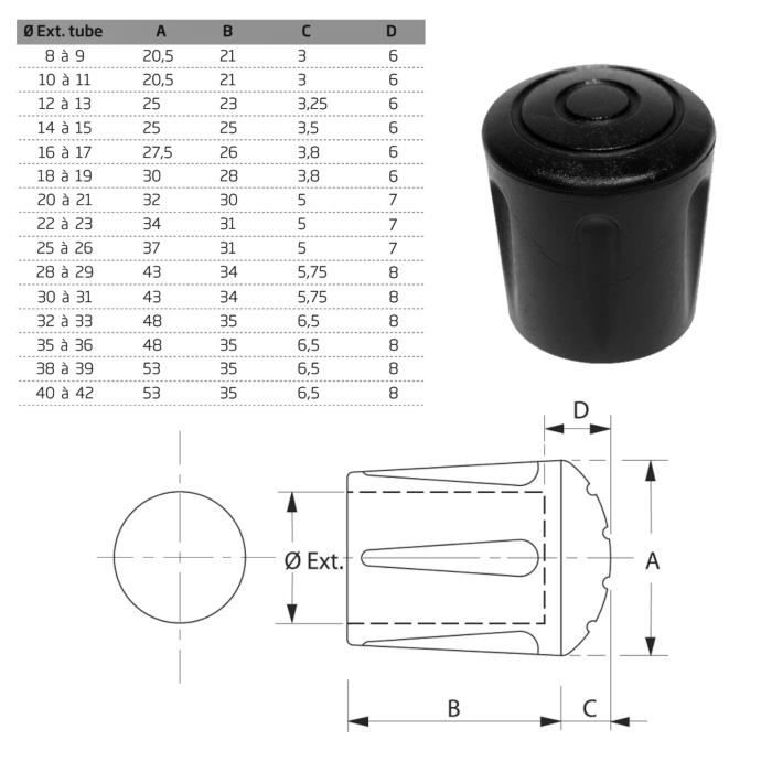 Lot De 1 Embout De Pied Pour Piscine Intex 28279, 28270 | FindTheDeal