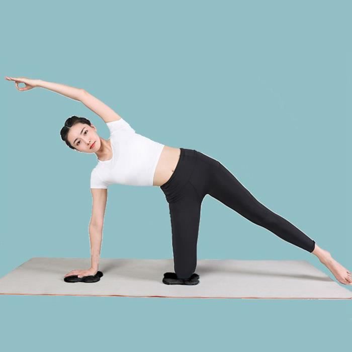 2 pièces Yoga Genou Pad Coussin-Exercice Genou Pad-Éliminer La Douleur Au  Cours de Yoga ou Exercice-Rembourrage Noir - Cdiscount Sport