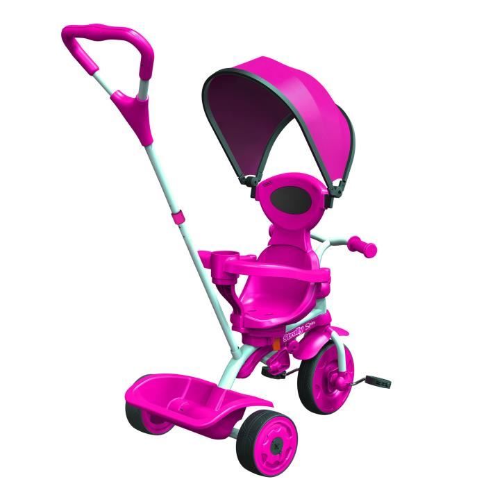 STROLLY Tricycle Evolutif Strolly Spin Rose Cdiscount Jeux Jouets