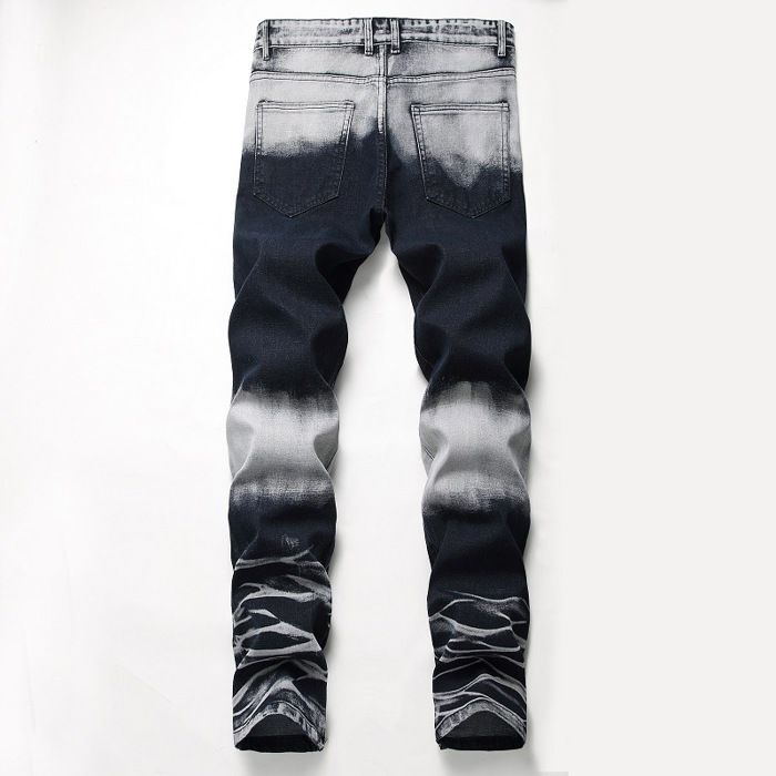 Jeans gris déchiré homme outlet