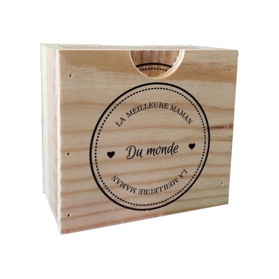 Lot De 8 Sous-verres En Bois Naturel - Diamètre 10 Cm Pour Protéger Vos Tables