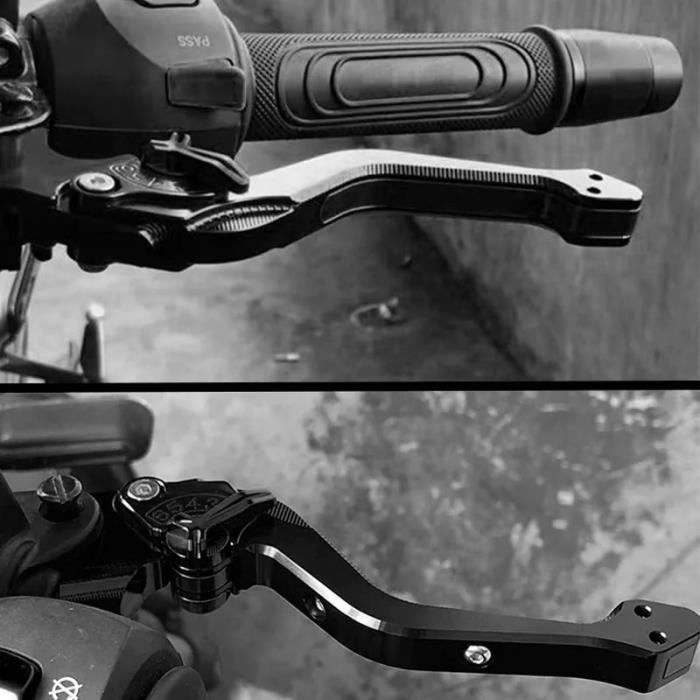 Levier De Frein/clutch Long CNC Bleu Pour Yamaha Fazer 800 (2011-2015) - Neuf - Sans Marque - Fabriqué En France