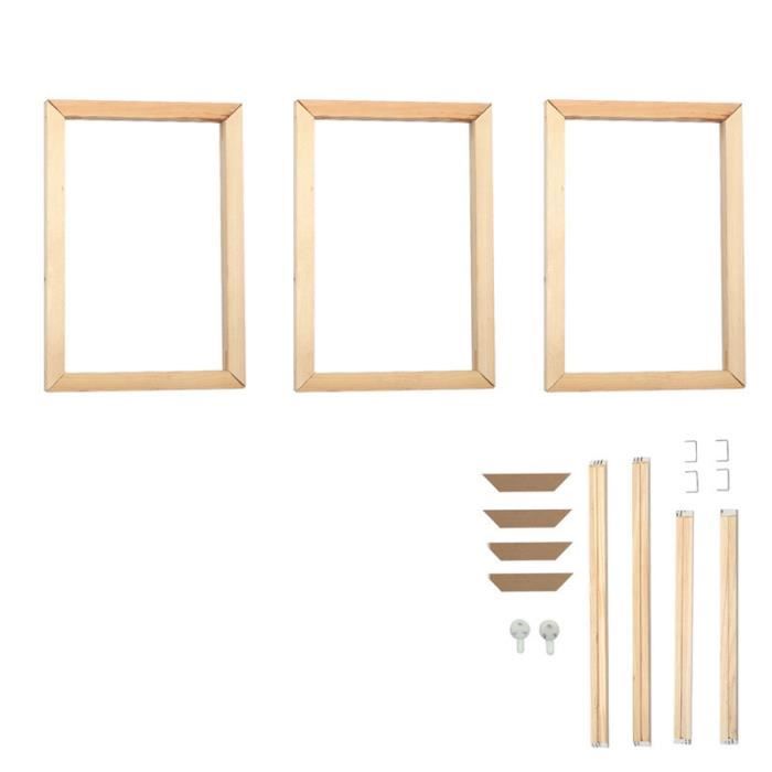 Lot De 3 Affiches Murales Nœud Rose 30x40 Cm - Décoration Chambre Bébé Fille - Style Bohème - Sans Cadre - 1