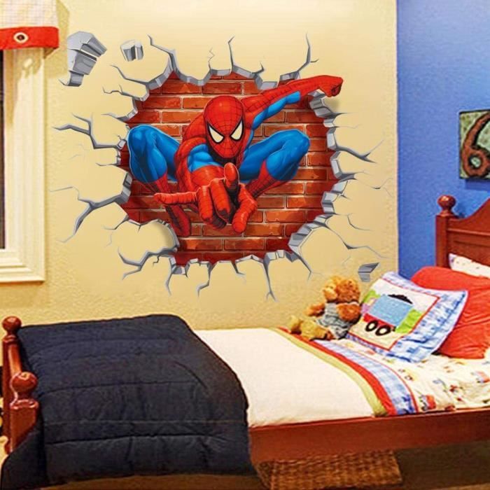 Cadre Spiderman dans la rue - déco plexi - Cdiscount Maison