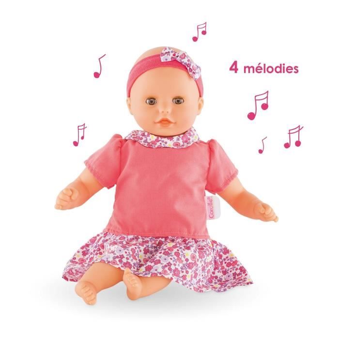 Poupon interactif COROLLE Calin Melodie pour fille des 18 mois Cdiscount Jeux Jouets