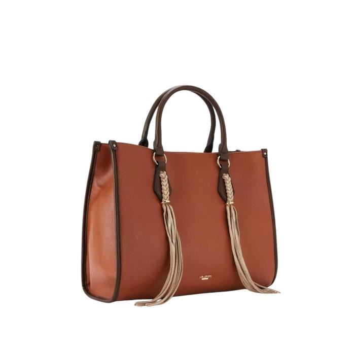 Sac a main Lollipops Ref 60931 Camel 40 32 17 cm Achat Vente