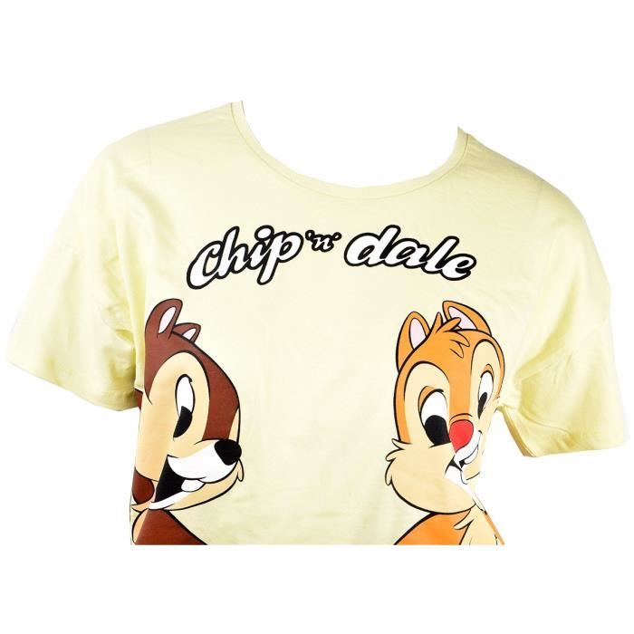Pyjama Femme LICENCE DISNEY EV3546 JAUNE TIC ET TAC Ev3546 jaune